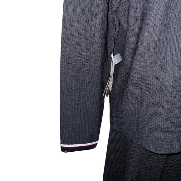 NWT St. John Collection by Mary Grey Black Button Down Jacket Women Size L - Picture 5 of 7